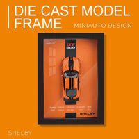 1:32 Alloy Metal Photo Frame Version Sports Car Model Simulation 3D Racing Car Hanging Painting Collection Kids Gifts Decoration